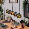Koyoto lampa wisząca, kula świetlna, lampa wisząca kolory naturalne, czarny, 5-punktowe