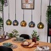 Koyoto lampa wisząca, kula świetlna, lampa wisząca kolory naturalne, czarny, 5-punktowe