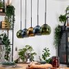 Koyoto lampa wisząca, kula świetlna, lampa wisząca kolory naturalne, czarny, 5-punktowe