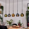 Koyoto lampa wisząca, kula świetlna, lampa wisząca kolory naturalne, czarny, 5-punktowe