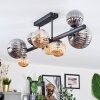Chehalis lampa sufitowa, kula świetlna bursztynowy, przydymiony, 8-punktowe