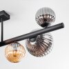 Chehalis Lampa sufitowa, Kula świetlna W kolorze bursztynu, Przydymiony, 8-punktowe