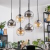 Koyoto lampa wisząca, kula świetlna, lampa wisząca bursztynowy, przezroczysty, przydymiony, 6-punktowe