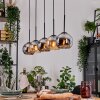 Koyoto Lampa wisząca, Kula świetlna, Lampa wisząca Ecru, Czarny, 5-punktowe