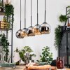Koyoto Lampa wisząca, Kula świetlna, Lampa wisząca Ecru, Czarny, 5-punktowe