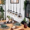 Koyoto lampa wisząca, kula świetlna, lampa wisząca kolory naturalne, czarny, 5-punktowe