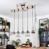 Koyoto lampa wisząca, kula świetlna, lampa wisząca kolory naturalne, czarny, 5-punktowe