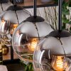 Koyoto lampa wisząca, kula świetlna, lampa wisząca kolory naturalne, czarny, 5-punktowe