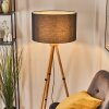 Flemming lampa stojąca kolory naturalne, czarny, 1-punktowy