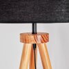 Flemming lampa stojąca kolory naturalne, czarny, 1-punktowy