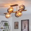 Koyoto lampa sufitowa, kula świetlna złoty, czarny, 8-punktowe