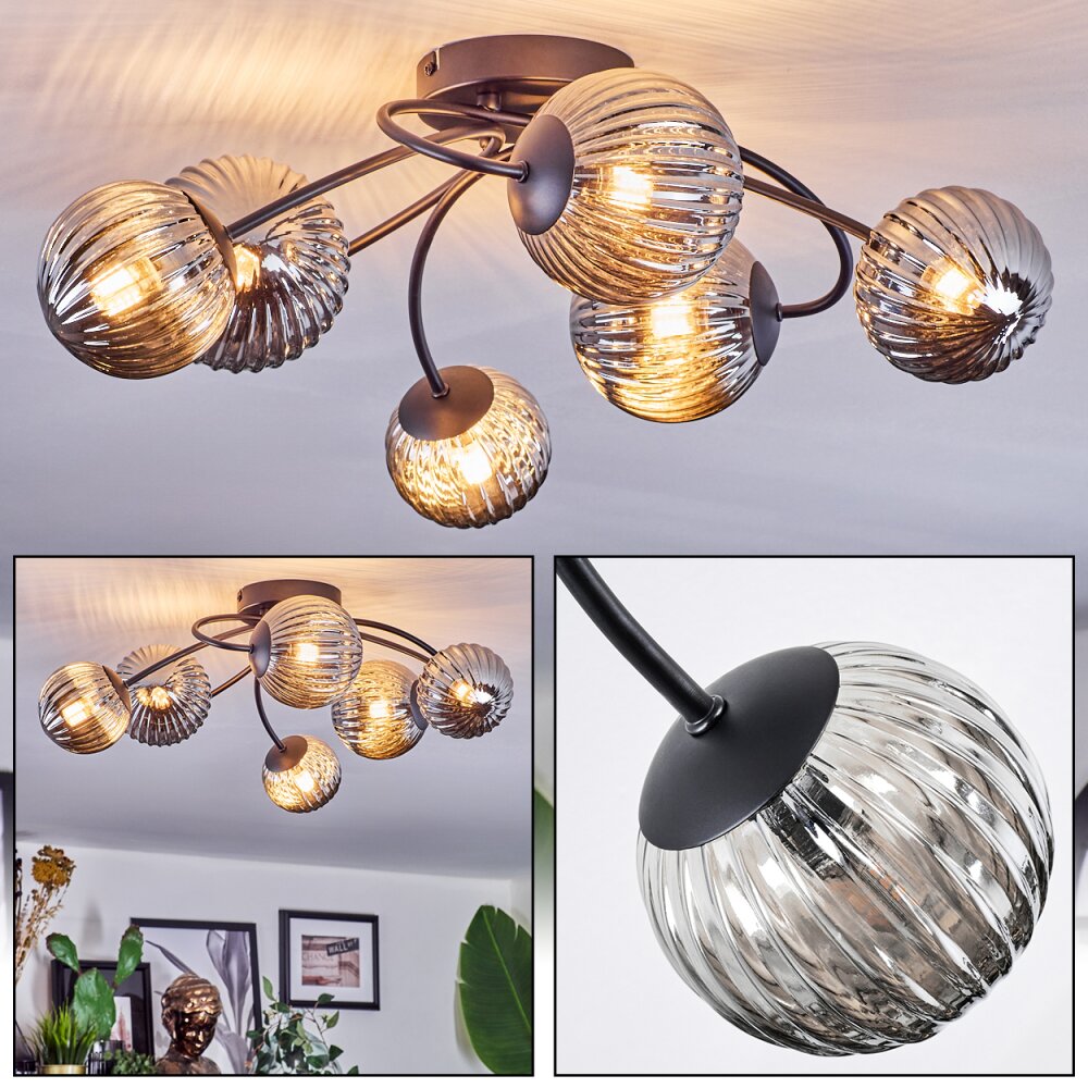 Chehalis Lampa sufitowa, Kula świetlna Przydymiony, 6-punktowe main product photo