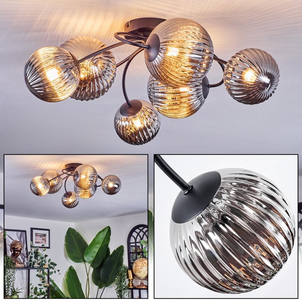 Chehalis Lampa sufitowa, Kula świetlna Przydymiony, 6-punktowe main product photo