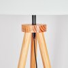 Flemming lampa stojąca kolory naturalne, czarny, 1-punktowy