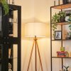 Flemming lampa stojąca kolory naturalne, czarny, 1-punktowy