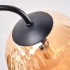 Chehalis lampa sufitowa, kula świetlna 56 cm bursztynowy, 6-punktowe