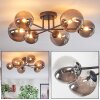 Chehalis Lampa sufitowa, Kula świetlna 20 cm Przydymiony, 6-punktowe