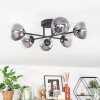 Chehalis Lampa sufitowa, Kula świetlna 18 cm Przezroczysty, Przydymiony, 6-punktowe
