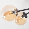Chehalis lampa sufitowa, kula świetlna 18 cm bursztynowy, 6-punktowe