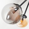Chehalis lampa sufitowa, kula świetlna 20 cm bursztynowy, przydymiony, 6-punktowe