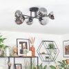 Chehalis lampa sufitowa, kula świetlna przezroczysty, przydymiony, 6-punktowe