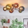 Chehalis Lampa sufitowa, Kula świetlna Niebeieski, Zielony, W kolorze miedzi, 6-punktowe