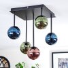 Chehalis Lampa sufitowa, Kula świetlna Niebeieski, Zielony, W kolorze miedzi, 5-punktowe