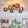 Chehalis Lampa sufitowa, Kula świetlna Niebeieski, Zielony, W kolorze miedzi, 6-punktowe