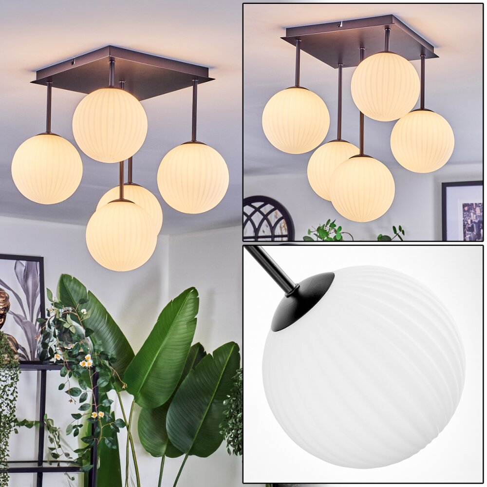 Chehalis Lampa sufitowa, Kula świetlna Biały, 5-punktowe main product photo