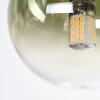 Chehalis lampa sufitowa, kula świetlna niebeieski, zielony, przezroczysty, miedziany, 5-punktowe