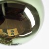 Chehalis lampa sufitowa, kula świetlna niebeieski, zielony, miedziany, 6-punktowe