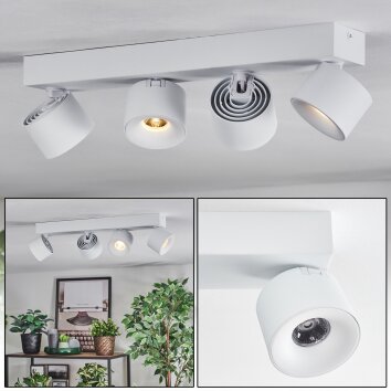 Narel Lampa sufitowa, Spot sufitowy LED Biały, 4-punktowe