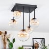 Chehalis lampa sufitowa, kula świetlna bursztynowy, przezroczysty, 5-punktowe