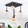 Chehalis Lampa sufitowa, Kula świetlna W kolorze bursztynu, Przezroczysty, 5-punktowe