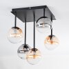 Chehalis lampa sufitowa, kula świetlna bursztynowy, przezroczysty, przydymiony, 5-punktowe