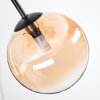 Chehalis lampa sufitowa, kula świetlna bursztynowy, przezroczysty, przydymiony, 5-punktowe