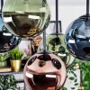 Chehalis lampa sufitowa, kula świetlna niebeieski, zielony, miedziany, 5-punktowe