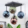 Chehalis lampa sufitowa, kula świetlna niebeieski, zielony, miedziany, 5-punktowe