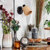 Lindberg Lampa ścienna, Spot ścienny Czarny, 1-punktowy
