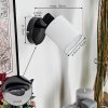 Fallhagen Lampa ścienna, Spot ścienny Czarny, 1-punktowy