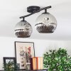 Ripoll lampa sufitowa, kula świetlna chrom, przydymiony, 2-punktowe