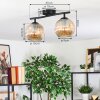 Gastor lampa sufitowa, kula świetlna bursztynowy, 2-punktowe