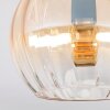 Koyoto lampa sufitowa, kula świetlna bursztynowy, przezroczysty, 2-punktowe