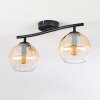 Koyoto lampa sufitowa, kula świetlna bursztynowy, przezroczysty, 2-punktowe