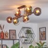 Gastor lampa sufitowa, kula świetlna niebeieski, chrom, zielony, przezroczysty, miedziany, przydymiony, 10-punktowe