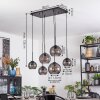 Koyoto lampa wisząca, kula świetlna, lampa wisząca przydymiony, 6-punktowe