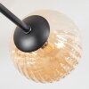 Chehalis Lampa sufitowa, Kula świetlna 55 cm W kolorze bursztynu, 6-punktowe