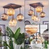 Chehalis Lampa sufitowa, Kula świetlna W kolorze bursztynu, Przezroczysty, Przydymiony, 5-punktowe