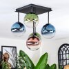 Chehalis Lampa sufitowa, Kula świetlna Niebeieski, Zielony, Przezroczysty, W kolorze miedzi, 5-punktowe