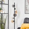 Koyoto kula świetlna, lampa stojąca 32 cm bursztynowy, przezroczysty, przydymiony, 6-punktowe